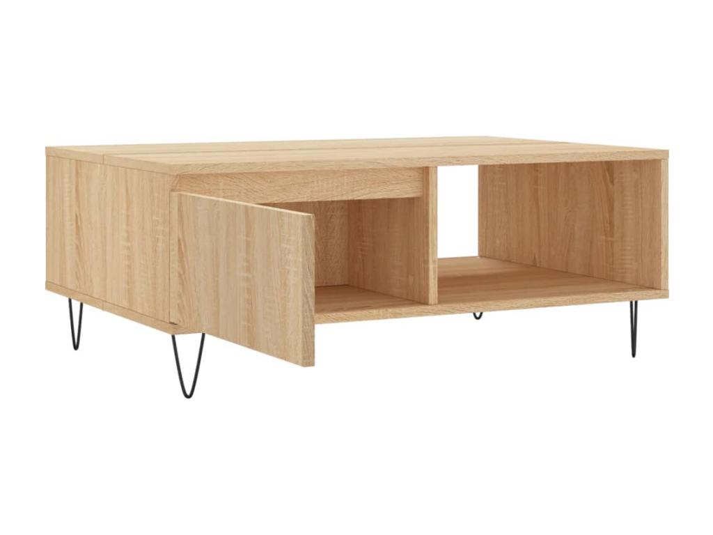 Homelumiere oak coffee table, 90x60x35 cm, engineered wood