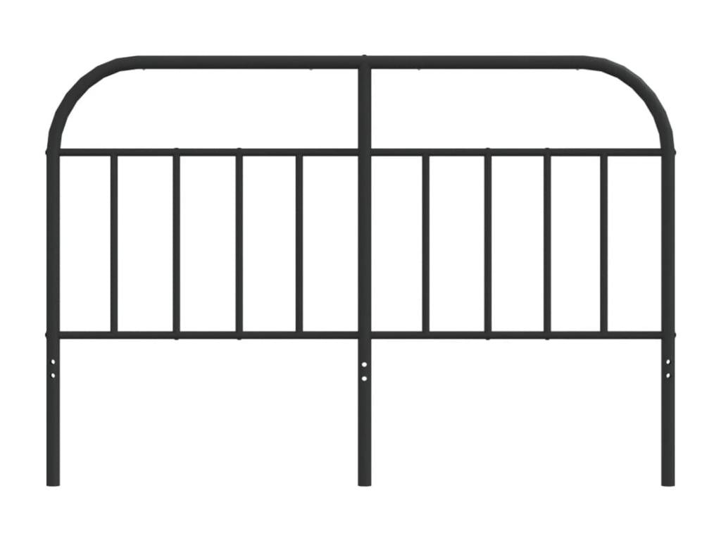 Black metal headboard 150 cm