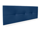 Homelumiere Faux Leather Headboard with Buttons 135x50cm for 120/135cm Beds - Blue