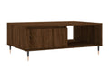 Brown oak coffee table, 90x60x35 cm, engineered wood