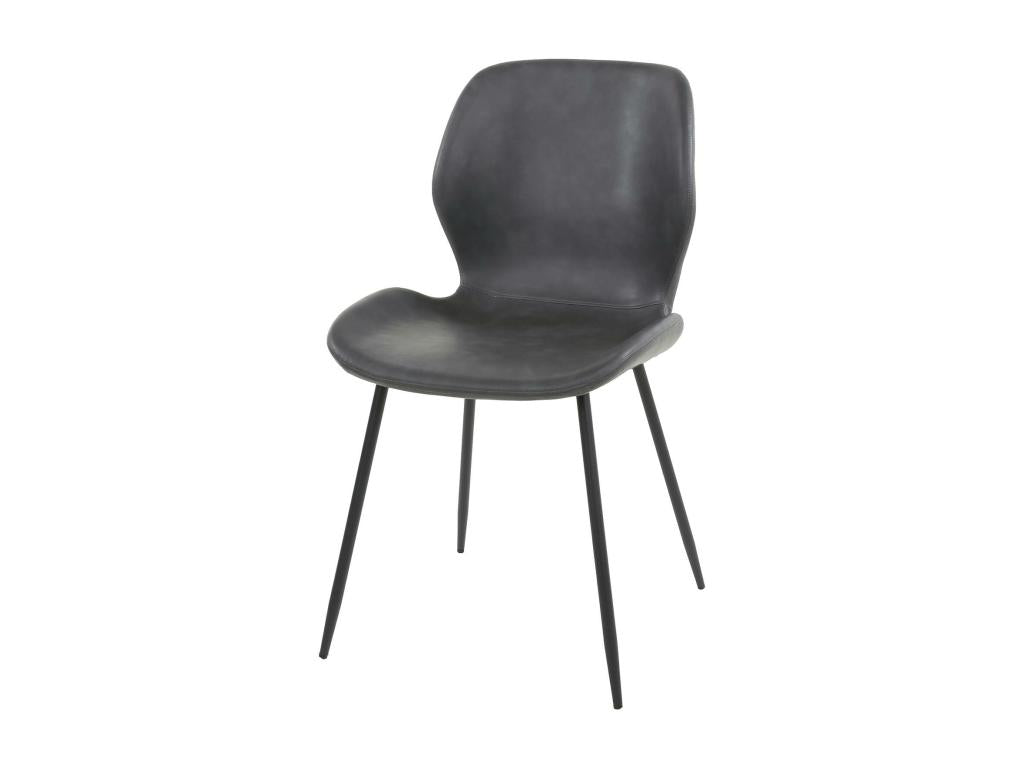 Grey chair, set of 2, Homelumiere