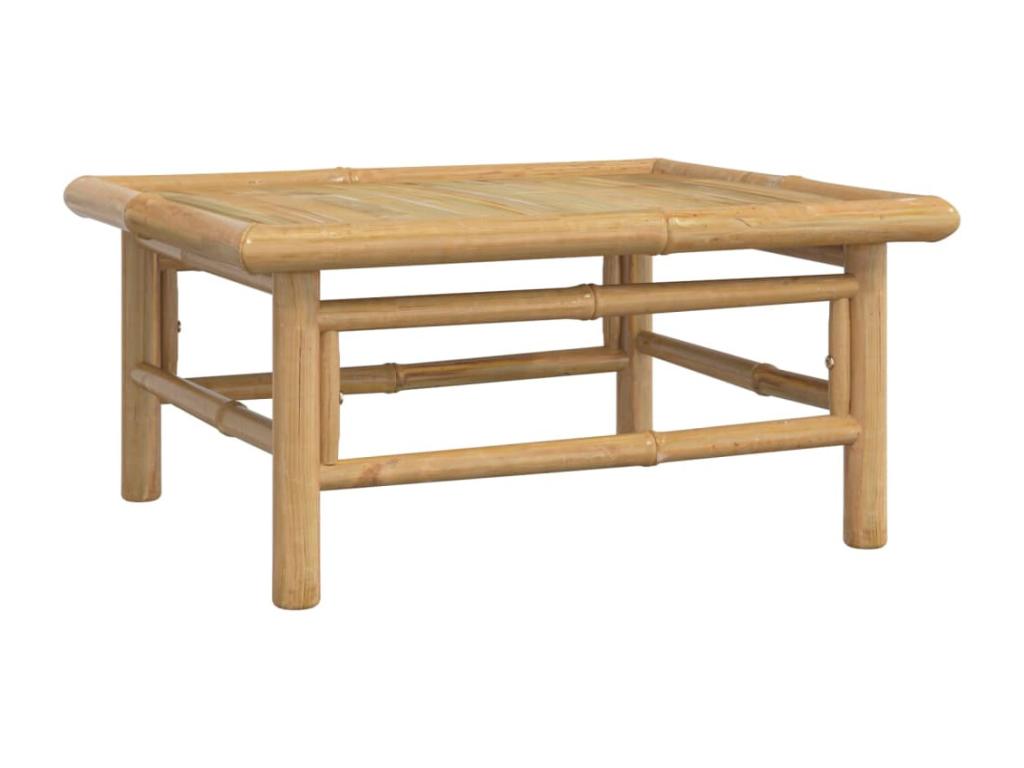 4-piece garden furniture set with green cushions by Homelumiere