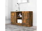 Smoked oak sideboard 120x30.5x70 cm Engineered wood