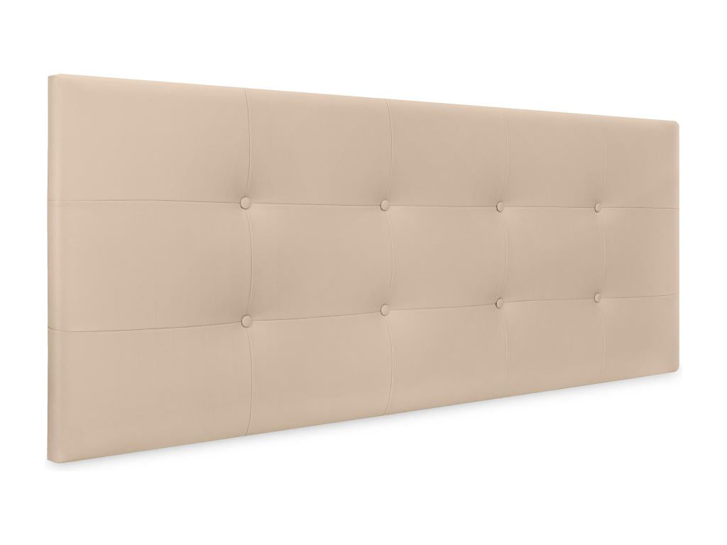Homelumiere Faux Leather Upholstered Headboard 145x60cm for 135/140cm Bed - Beige