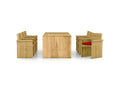 7-piece garden dining set with cushions, impregnated pine