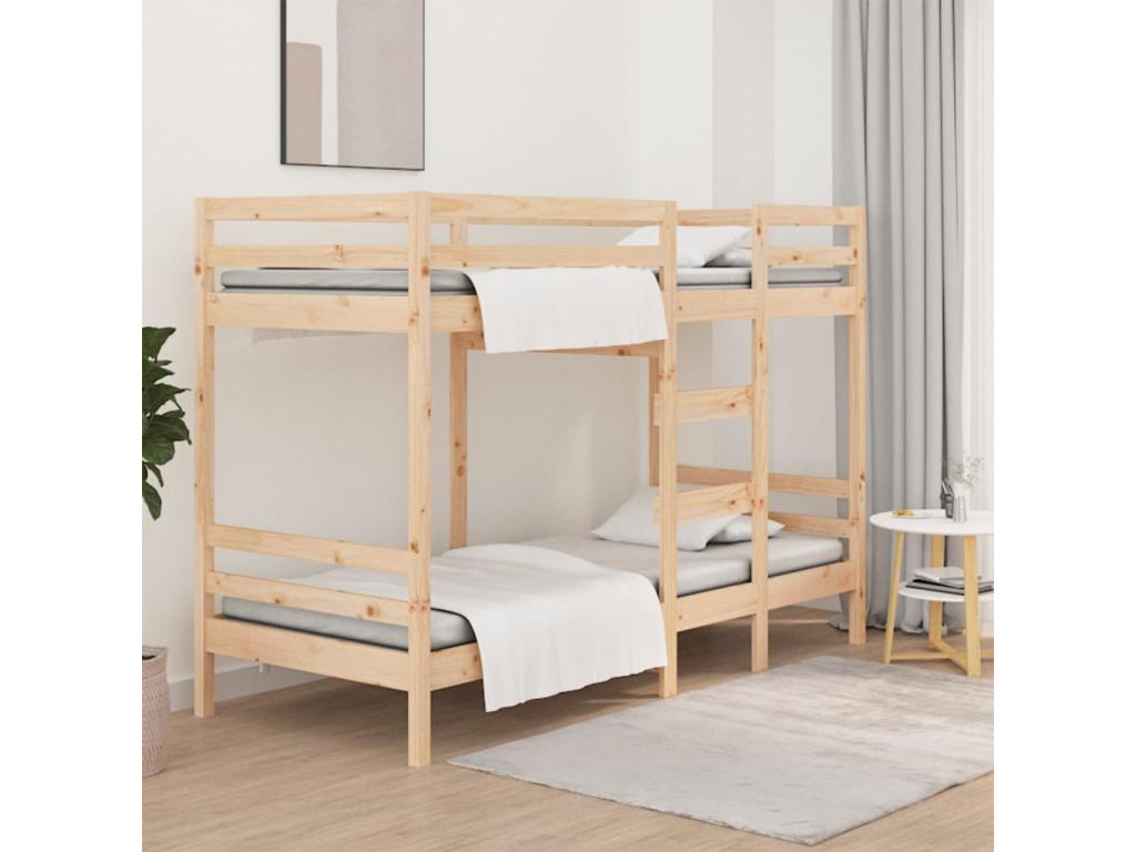 Bunk bed 80x200 cm Solid pine wood