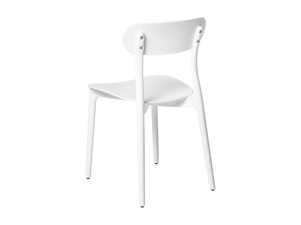 Delimoa modern design chair in polypropylene – Ideal for the kitchen – White 46263XCMO