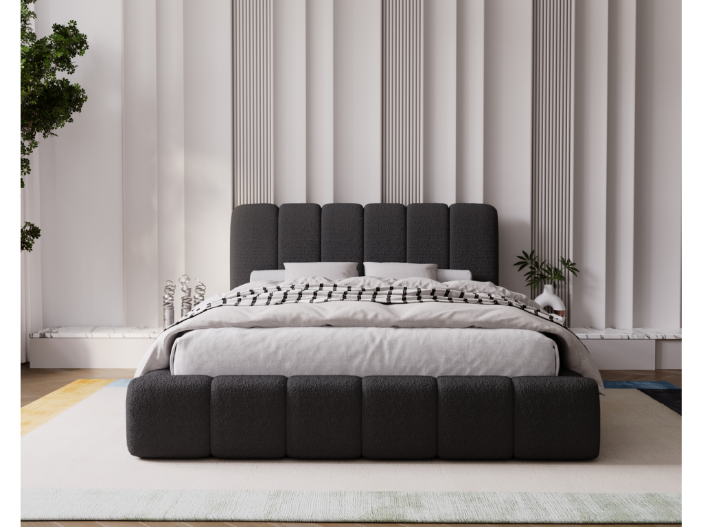 Homelumiere Storage Bed 180x200 Homelumiere Upholstered Bed with Storage - Black Anthology 19