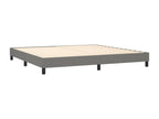 Bed base with Homelumiere bed light and mattress and LED Dark Grey 200x200