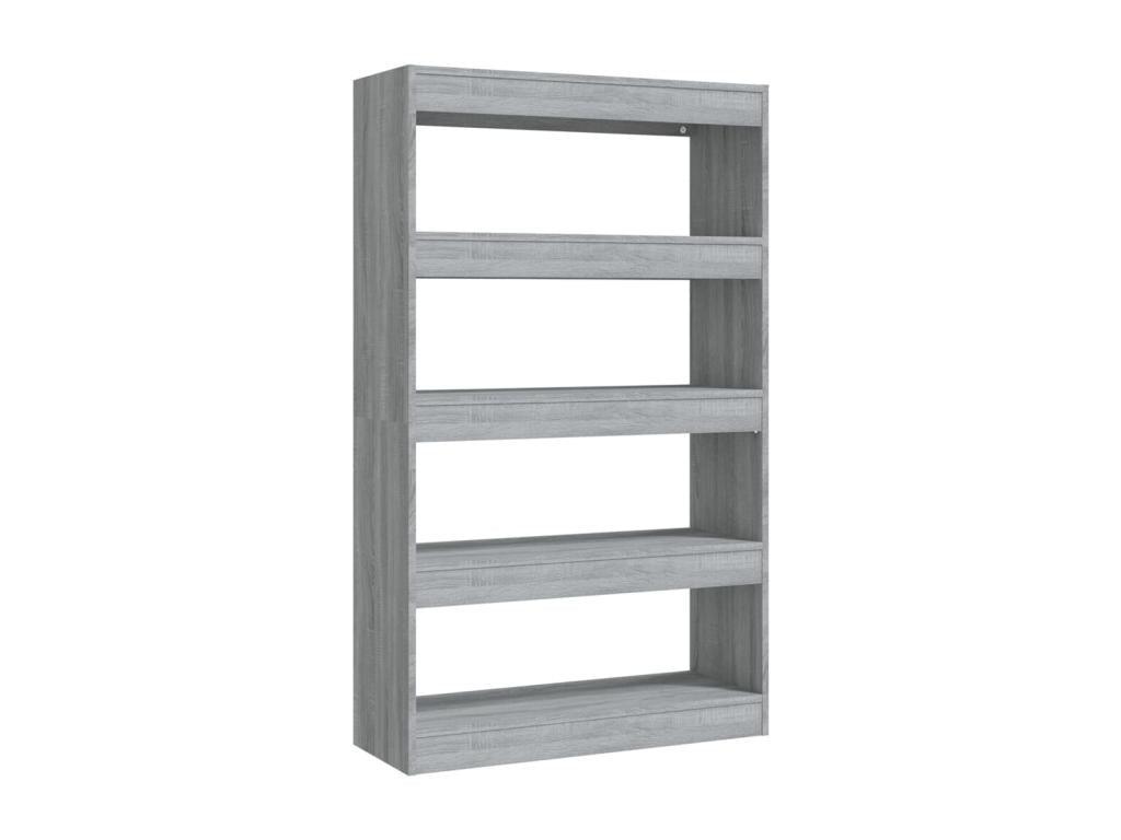 Homelumiere grey bookcase/room divider 80x30x135 cm