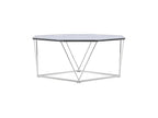 Homelumiere glass coffee table.