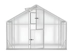 Homelumiere aluminum polycarbonate garden greenhouse with door and window