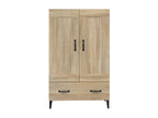 Homelumiere Oak Highboard 70x31x115 cm Engineered Wood