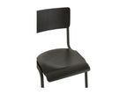 Wooden and metal chair, set of 2 - Delimoa 35830ZDOC