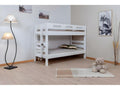 Homelumiere solid wood bunk bed - plain white