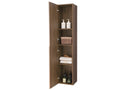 Bathroom column cabinet, multi-purpose storage unit, 30x26.8x142cm, Oak, Homelumiere