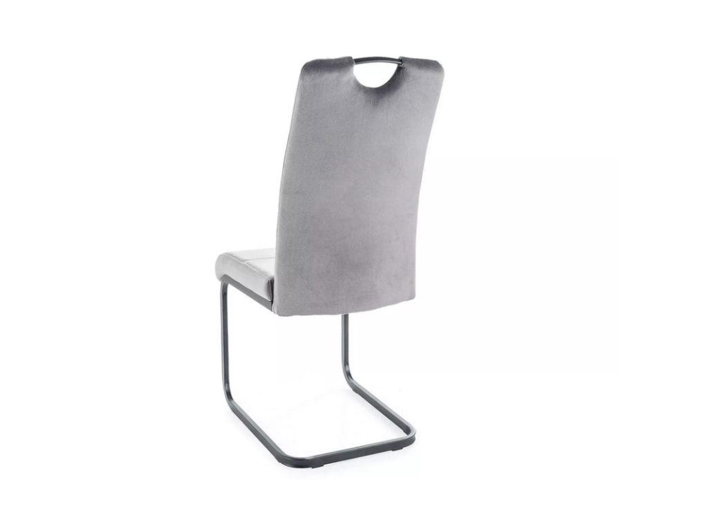 Homelumiere Chair - Velvet - Dark Grey - W 43 x H 101 cm