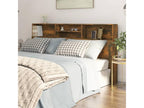 Smoked Oak Headboard Wardrobe 200x19x103.5 cm
