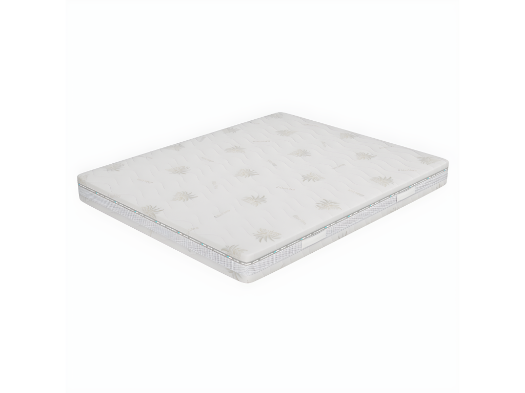 Memory foam mattress 150x200 cm, 21 cm high - Removable cover with Aloe vera coating. Homelumiere