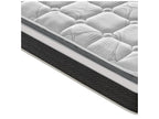 135x190 cm memory foam mattress - high density - reversible - 20 cm thick