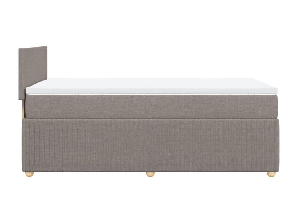 Homelumiere bed base with Homelumiere 80x200 cm mattress, fabric
