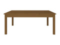 Coffee table, honey brown, 100x100x40 cm, solid pine wood