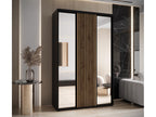 Homelumiere 2 Sliding Door Wardrobe 235.2/160/45 3 Doors Black/Homelumiere