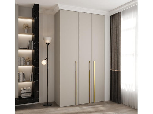 Homelumiere 3 245.5/130/40 3-door hinged wardrobe cashmere/gold