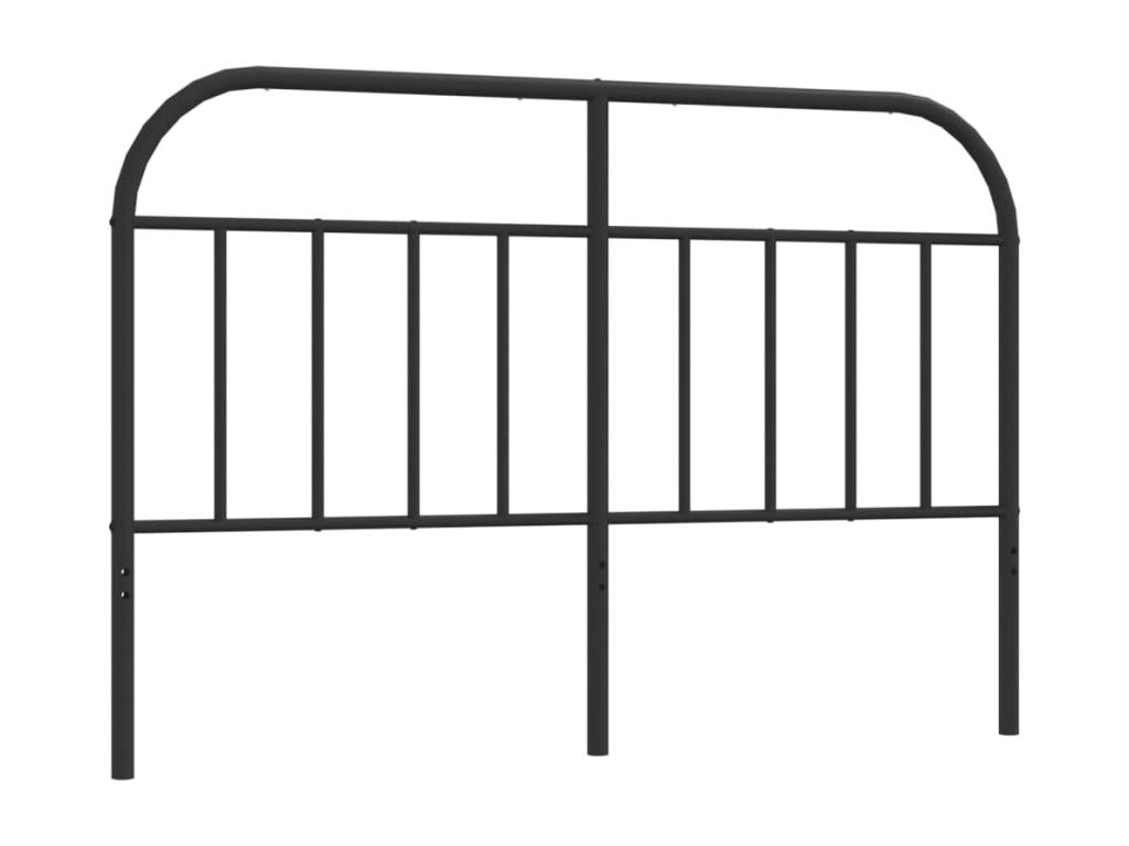 Black metal headboard 150 cm