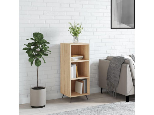 Homelumiere oak shelving unit, 34.5x32.5x90 cm, engineered wood